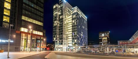 Front of property – evening/night
