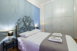 Apartamento | 2 quartos, cortinas blackout, quartos à prova de som