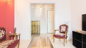 Apartment | Living area | Flat-screen TV - Vintage Art Apartment (Athens)