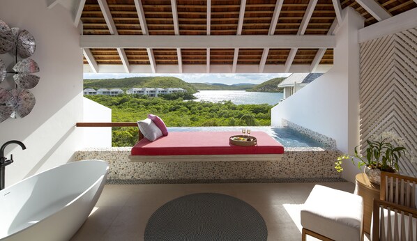 Romantic Σουίτα, 1 King Κρεβάτι, Ιδιωτική Πισίνα, Θέα στον Κόλπο (Plunge Pool - Adults Only) | Θέα από το δωμάτιο