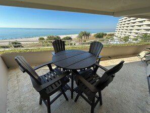 Outdoor dining - Gulf Front Condo with Stunning Views! (Pensacola)