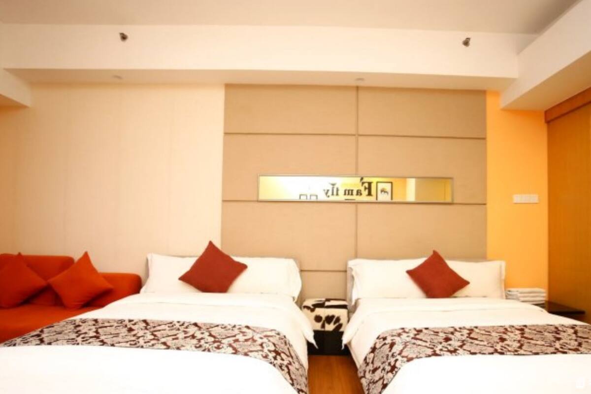 ห้องลักซ์ชัวรี่ทวิน | โต๊ะทำงาน, ผ้าม่านกันแสง, Wi-Fi ฟรี