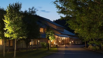 Front of property - evening/night