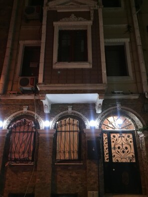 Front of property – evening/night