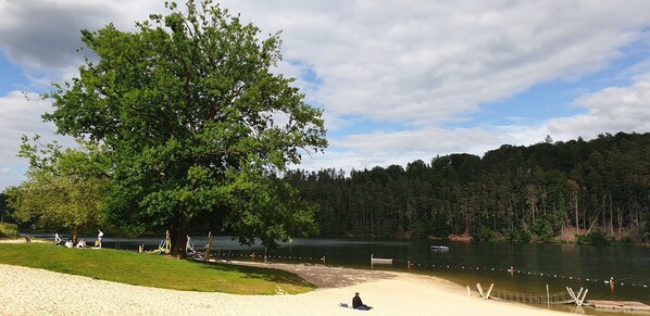 بالقرب من الشاطئ