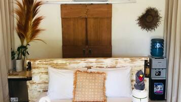 Premium bedding, down comforters, free WiFi, bed sheets