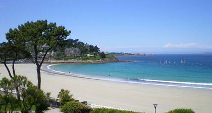 Apartment T 2 PERROS GUIREC PANORAMIC SEA VIEW ROSE GRANITE COAST