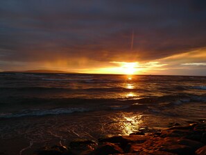 Vlak bij het strand, strandlakens