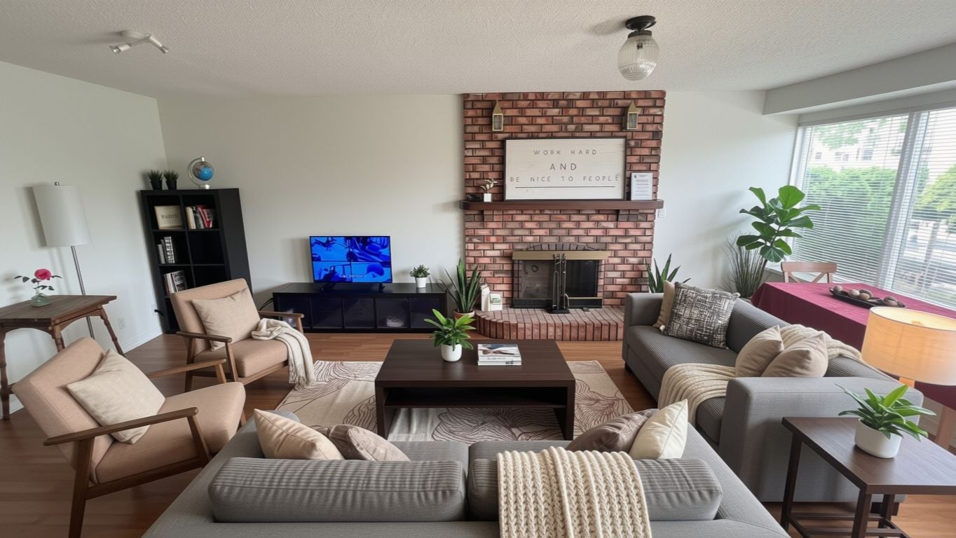 Living Room Fully Staged