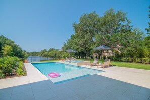Pool - 24 Dene Court Beautiful  8 Bedroom Home in DeBordieu, Private Pool! (Georgetown)