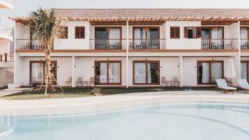 Façade de l’hébergement