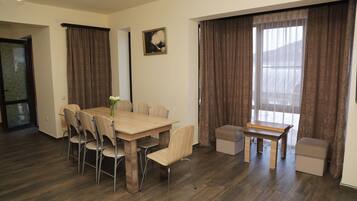 Family Cottage, 4 Bedrooms | Living area | LED TV