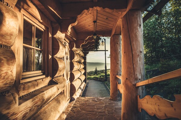 Façade de l’hébergement