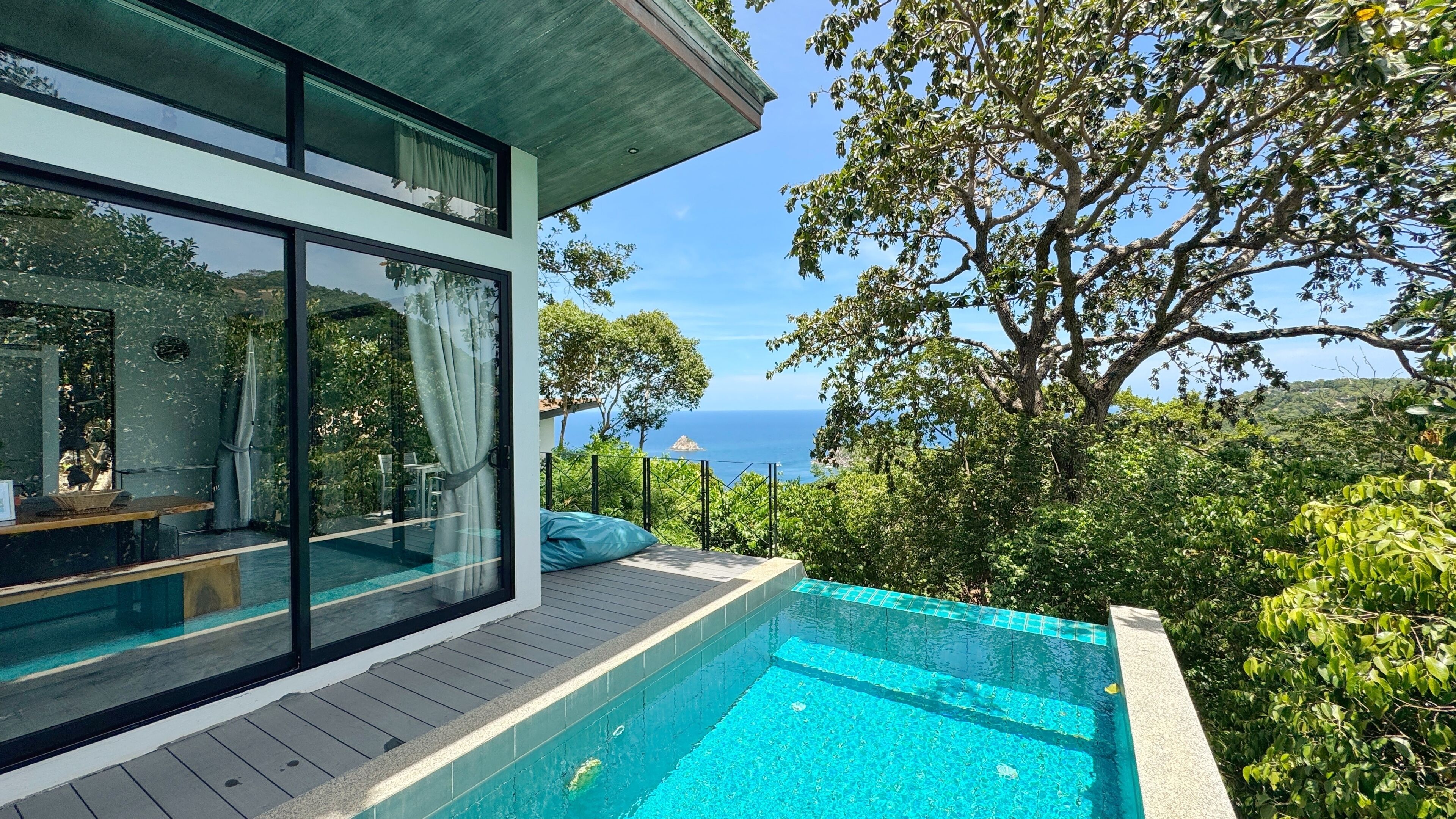 Comfort Villa, 1 Bedroom, Private Pool, Sea View | Terrace/patio