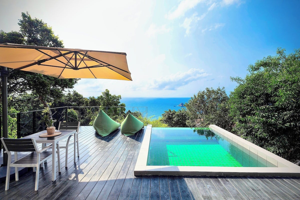1-Bedroom Pool Villa (Green) | Terrace/patio