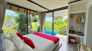 Ropa de cama de alta calidad y minibar