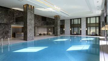 Indoor pool, outdoor pool