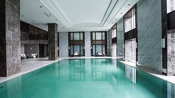 Indoor pool, outdoor pool