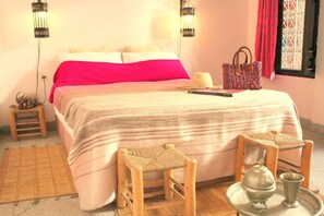 Standard Double Room | Rollaway beds, free WiFi, bed sheets - Dar Choumissa (Marrakech)