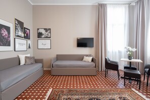 Premium bedding, down duvets, Select Comfort beds, in-room safe