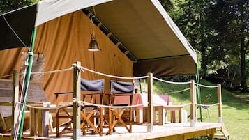 Luxury Tent, Multiple Beds, Non Smoking, Garden View (Tente Safari) | Terrace/patio