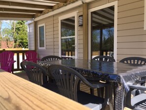 Mobile Home, 3 Bedrooms | Terrace/patio - Domaine Du Blanc Pignon (La Calotterie)