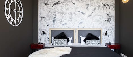 Design Apartment, 2 Single Beds, Non Smoking, City View