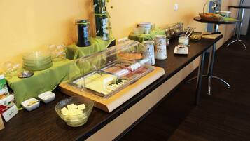 Daily buffet breakfast (EUR 4 per person)
