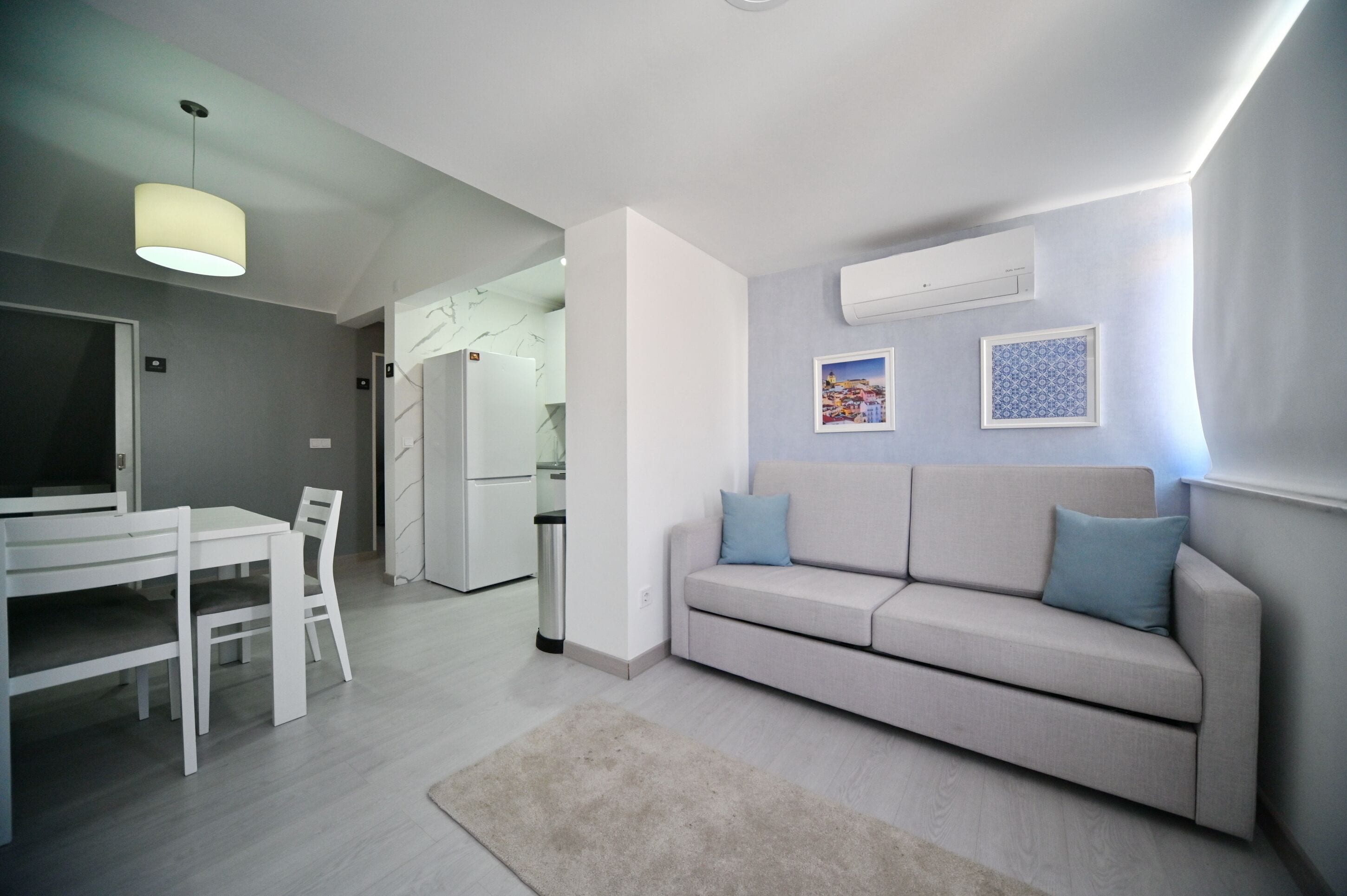 studio, 3 bedrooms | living area | flat-screen tv