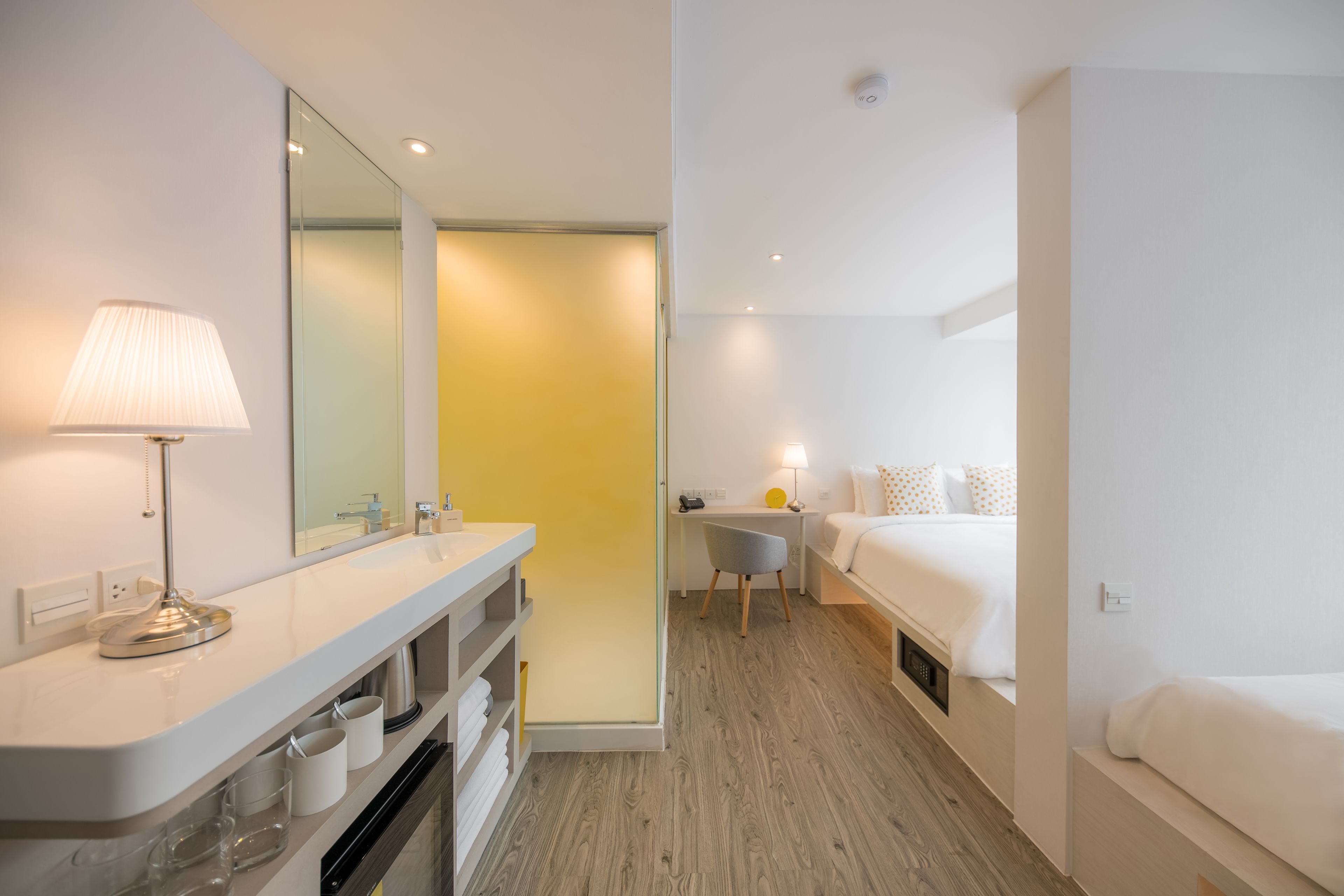 family twin room | in-room safe, soundproofing, free wifi, bed sheets