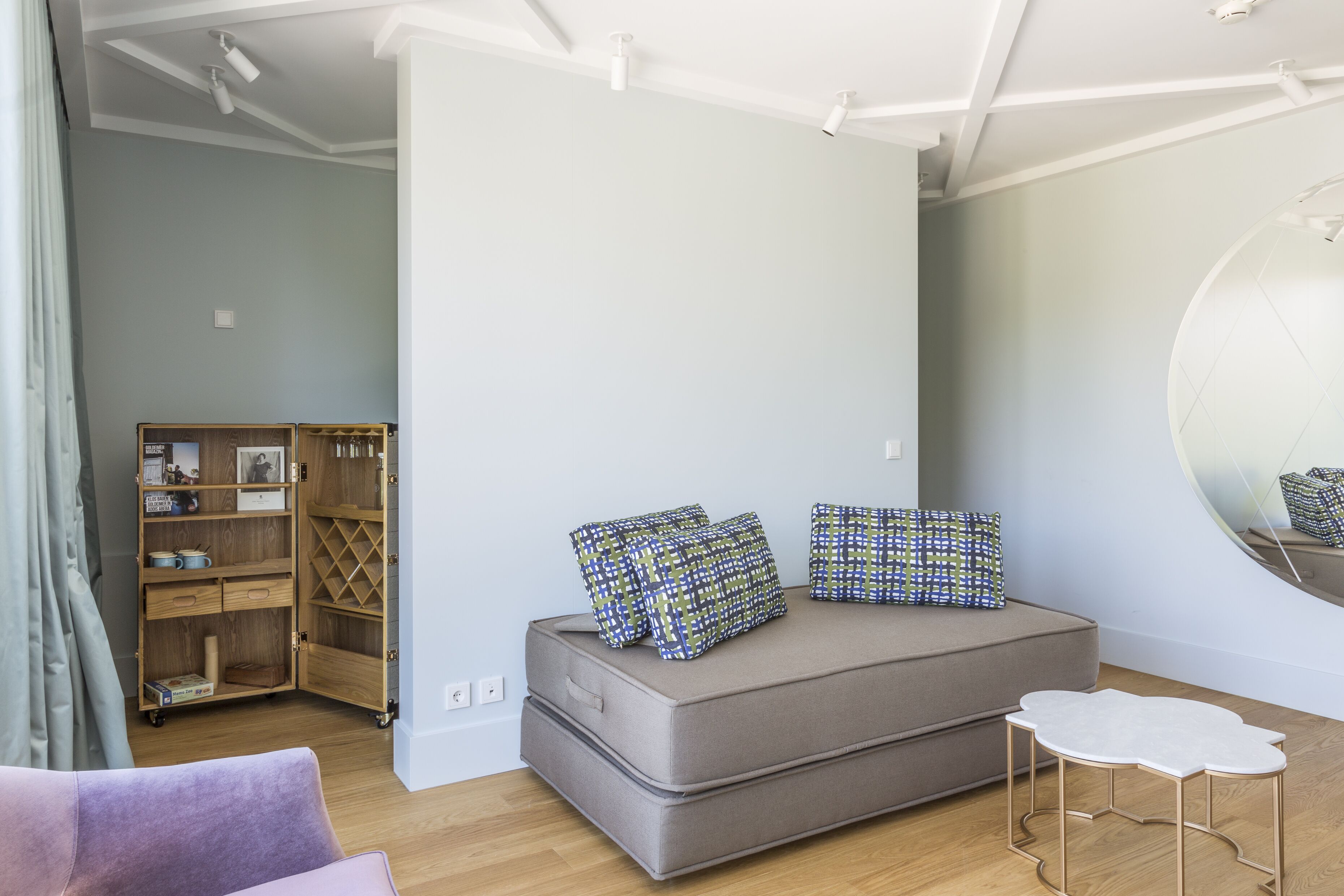 suite (52 qm) | living area | heated floors