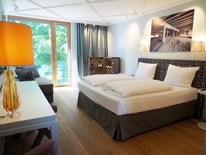 Double Room, Accessible | Premium bedding, blackout curtains, soundproofing, free WiFi - Augustin Hotel (Munich)