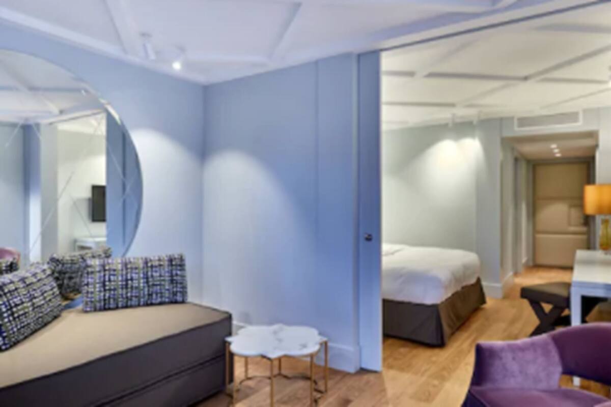 Family Room (36 qm) | Premium bedding, blackout drapes, soundproofing, WiFi (free)