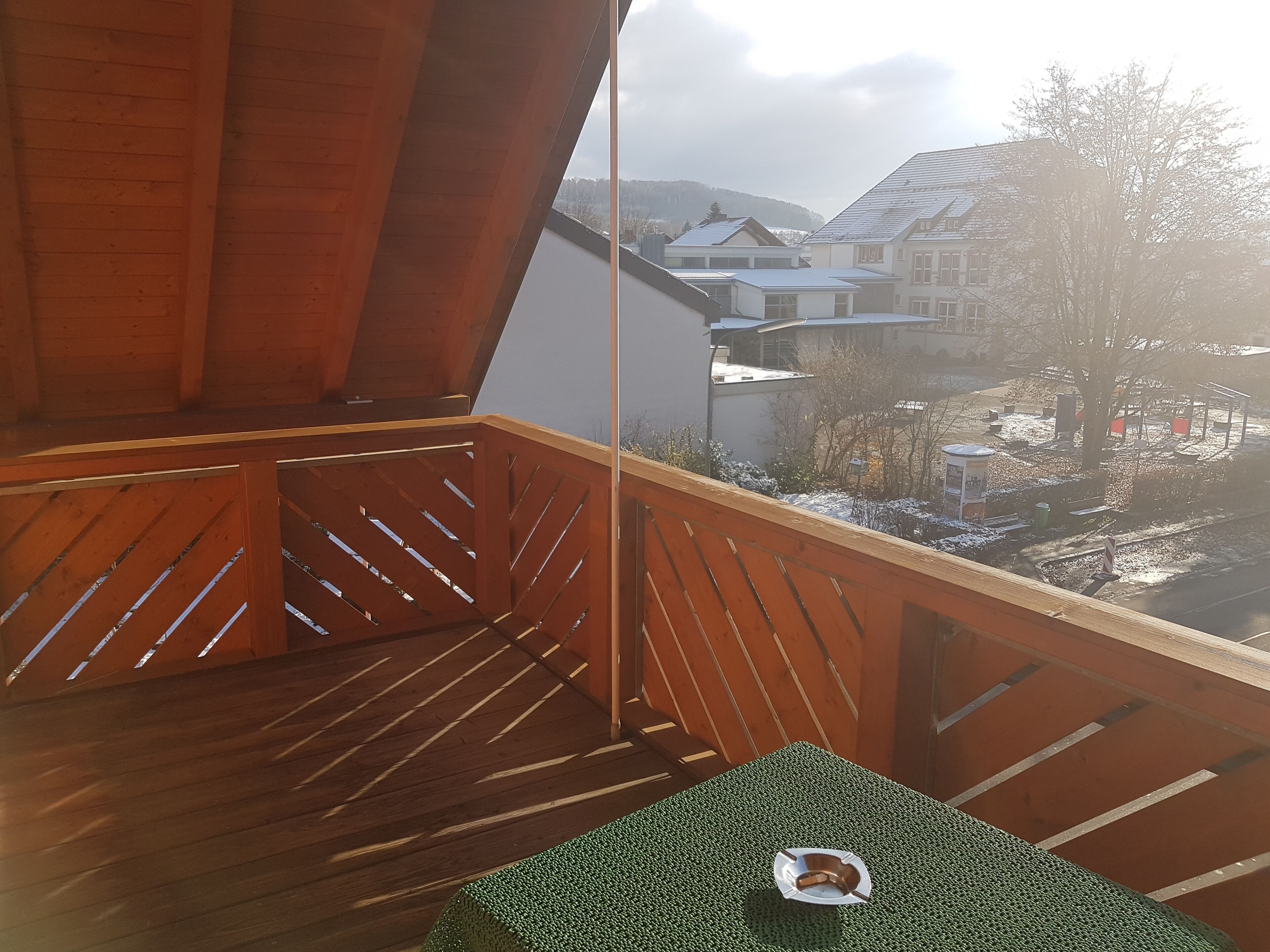 Standaard eenpersoonskamer, privébadkamer | Uitzicht vanaf balkon