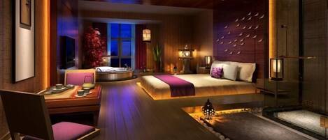 Trang trí khác biệt, bàn, màn/rèm cản sáng