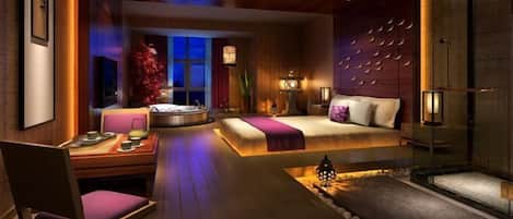 Individuell inredning, skrivbord, mörkläggningsgardiner och gratis wi-fi