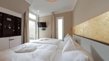 1 Schlafzimmer, Allergikerbettwaren, Tempur-Pedic-Betten, Minibar