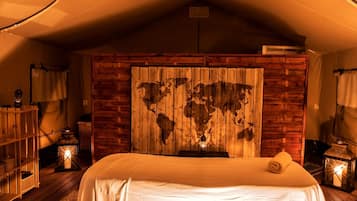 Body treatments, aromatherapy, deep-tissue massages, sports massages
