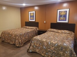 Desk, blackout drapes, free WiFi, bed sheets