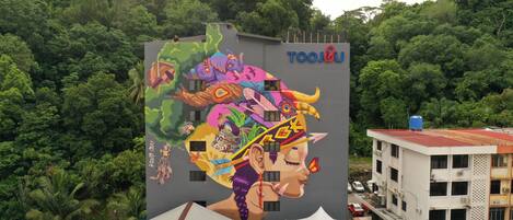 Perincian bahagian luar