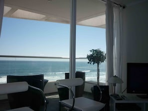 Apartment, Multiple Beds, Smoking | Living area | 32-inch Smart TV with satellite channels, TV, Netflix - La Serena Boca Costa Apartments (La Serena)