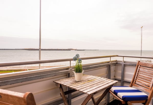 Chambre Double, balcon, vue mer