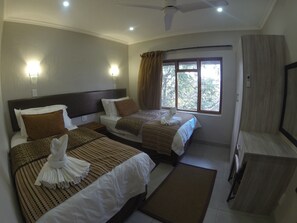 Bangalô básico | 2 quartos, roupas de cama premium, cofres nos quartos