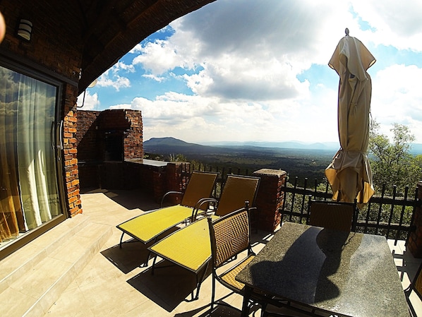 Romantic Chalet | Balcony view - BushTime at Mabula (Bela-Bela, Limpopo)