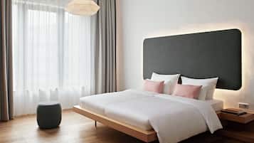 Estúdio | 1 quarto, roupas de cama premium, cofres nos quartos