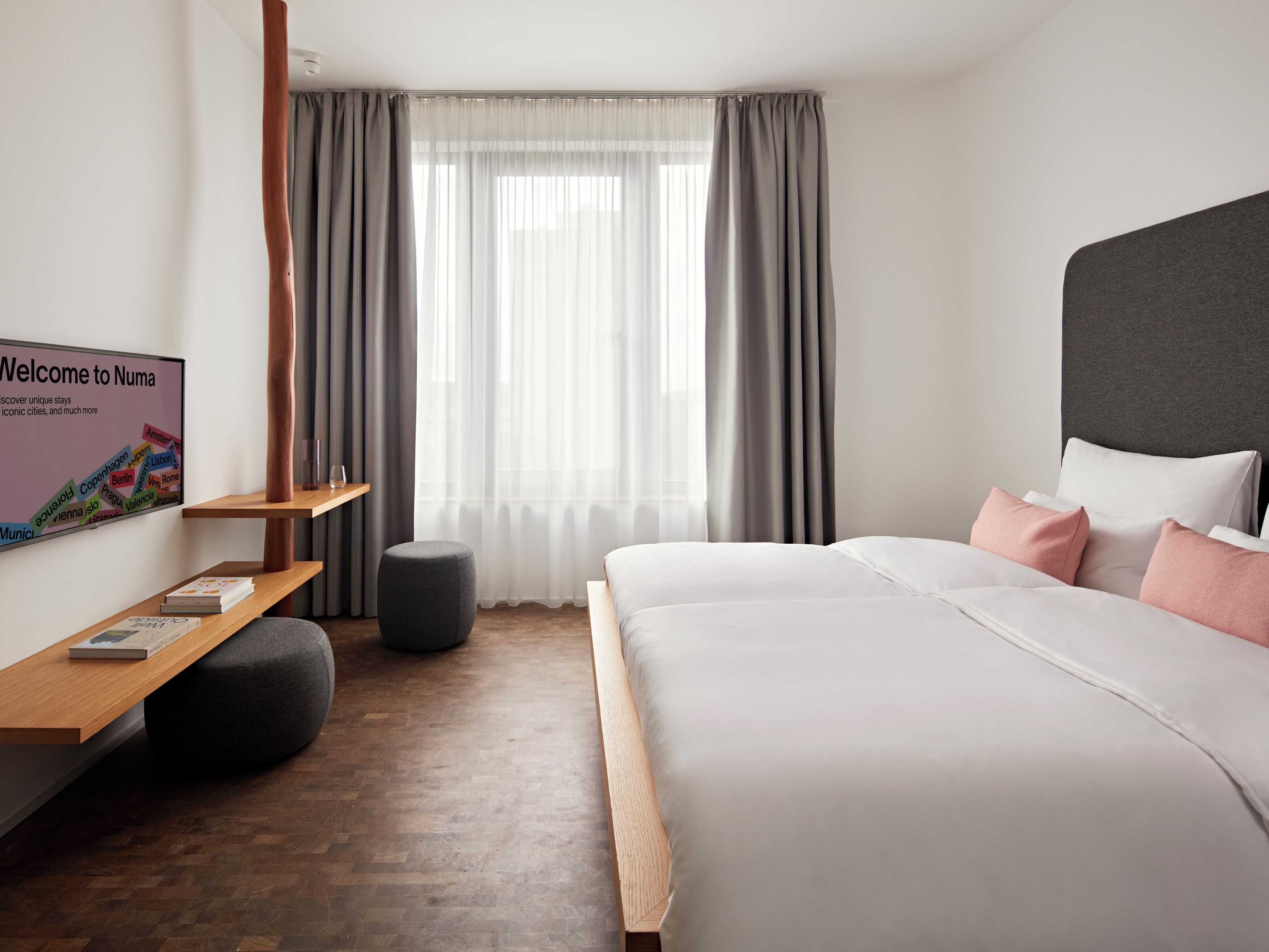 1 habitación y ropa de cama de alta calidad 