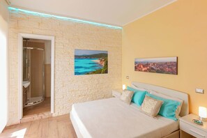 Suite 1, Cagliari Magica, vista panoramica | 2 camere, biancheria in cotone egiziano