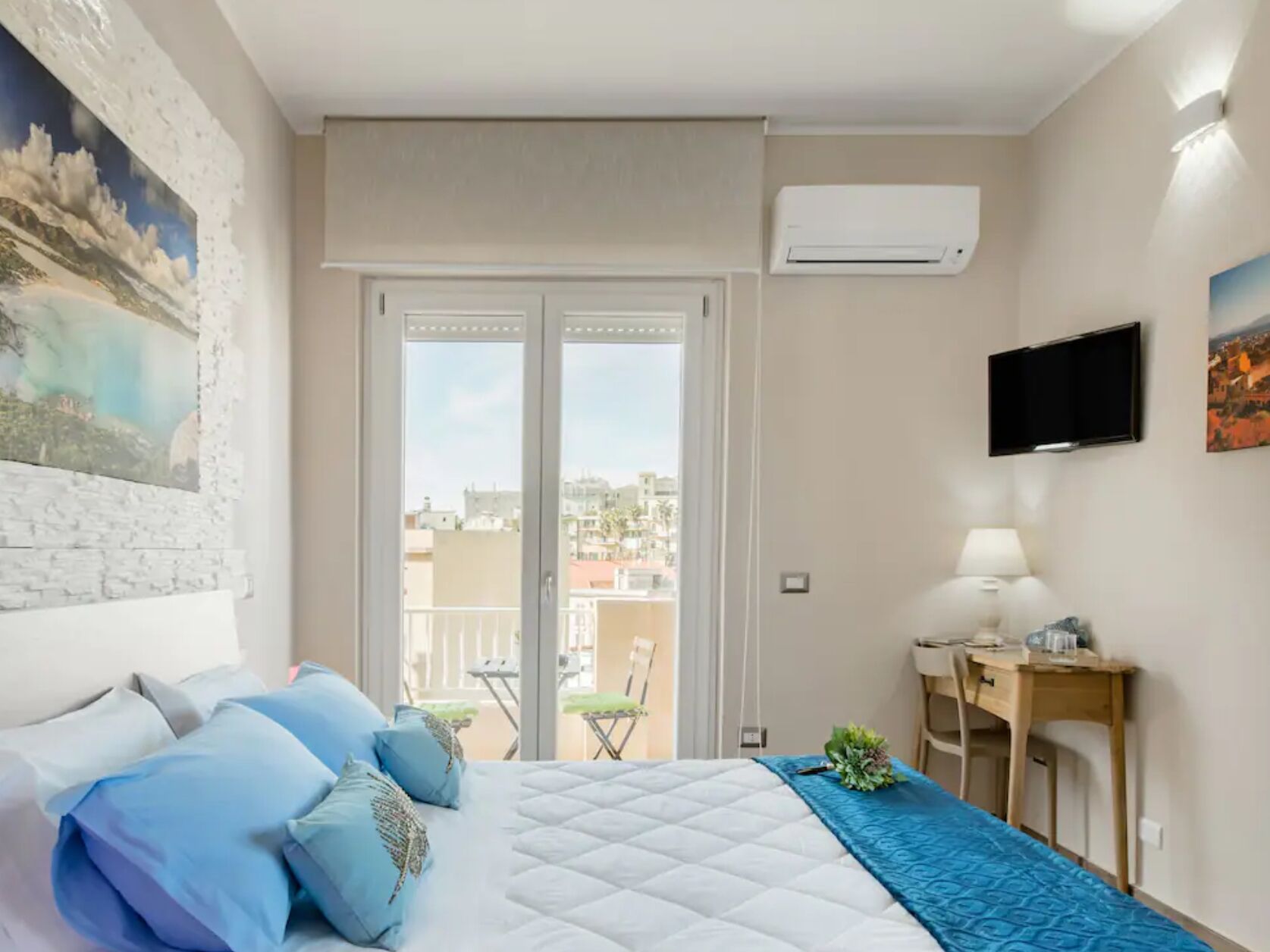 2 habitaciones y sábanas de algodón egipcio 