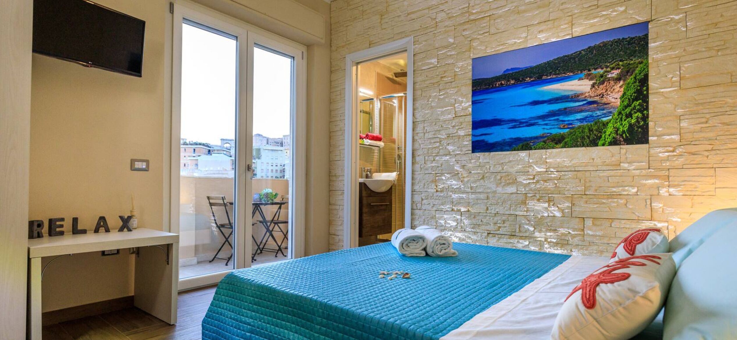2 habitaciones y sábanas de algodón egipcio 