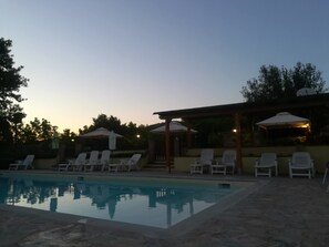 Front of property – evening/night